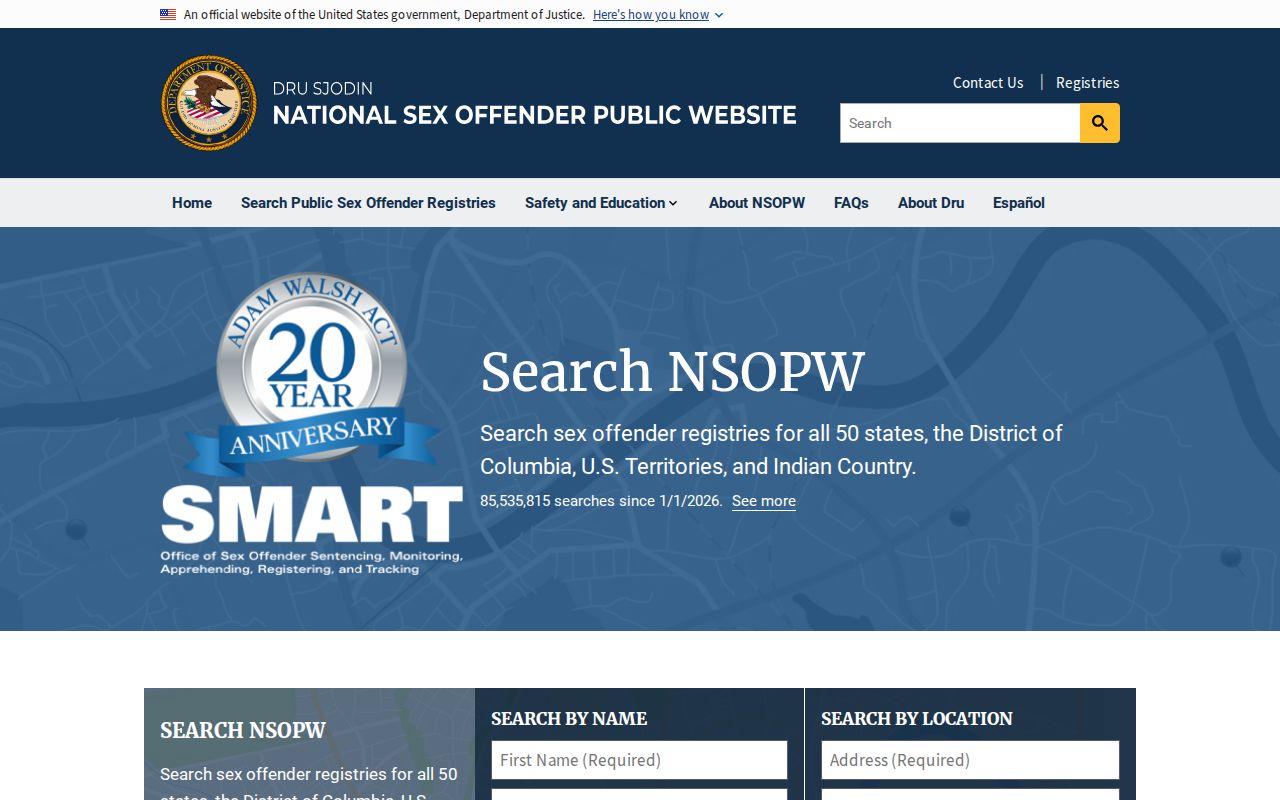 National cross-state search for an Ogemaw County sex offender check